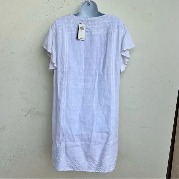 Ralph Lauren White cotton dress size 4 NWT - Picture 10 of 16